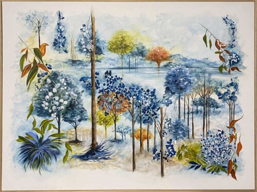 Original Aussie bush painting by Jess King