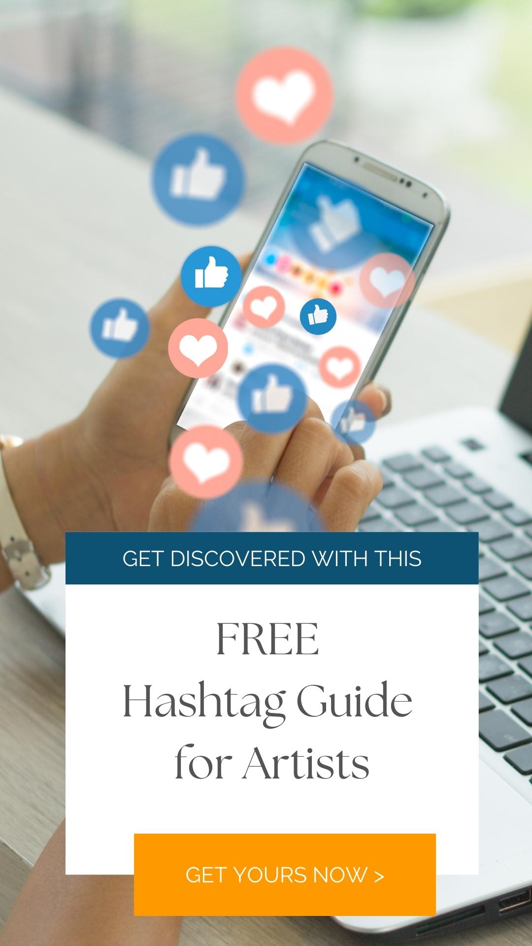 Free Artist Hashtag Guide by Jess King Artist