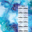 2025 Calendar Blue Orchid alcohol Ink backgroundA3 print by Jess King Artist