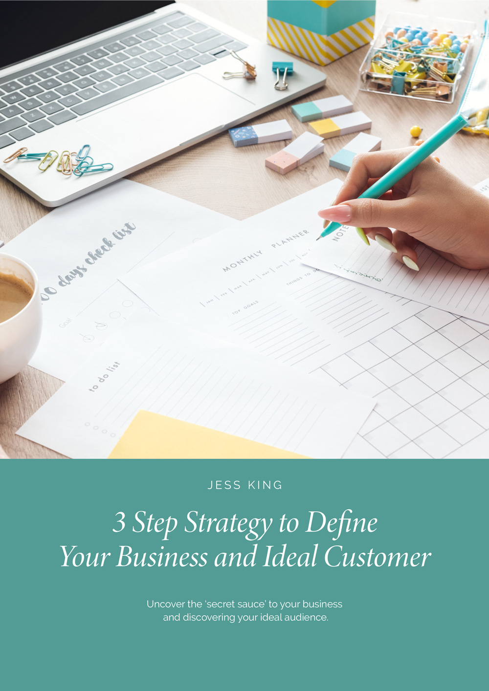 Define Your Ideal Customer workbook by Jess King Artist