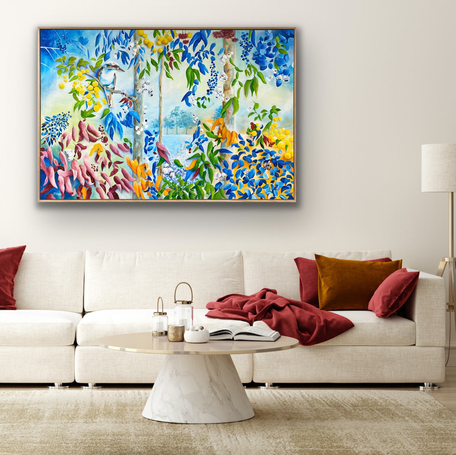 Essence of Australia art print by Jess King Artist