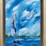 Maiden Voyage of a boat setting out to sea by Jess King Artist