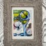 Tiny Treasure Limes and Blue Swirl Dish Original Still Life