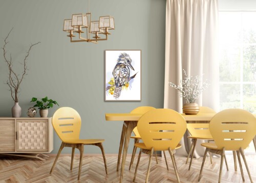 Australian Kookaburra Digital art print by Jess King Artist