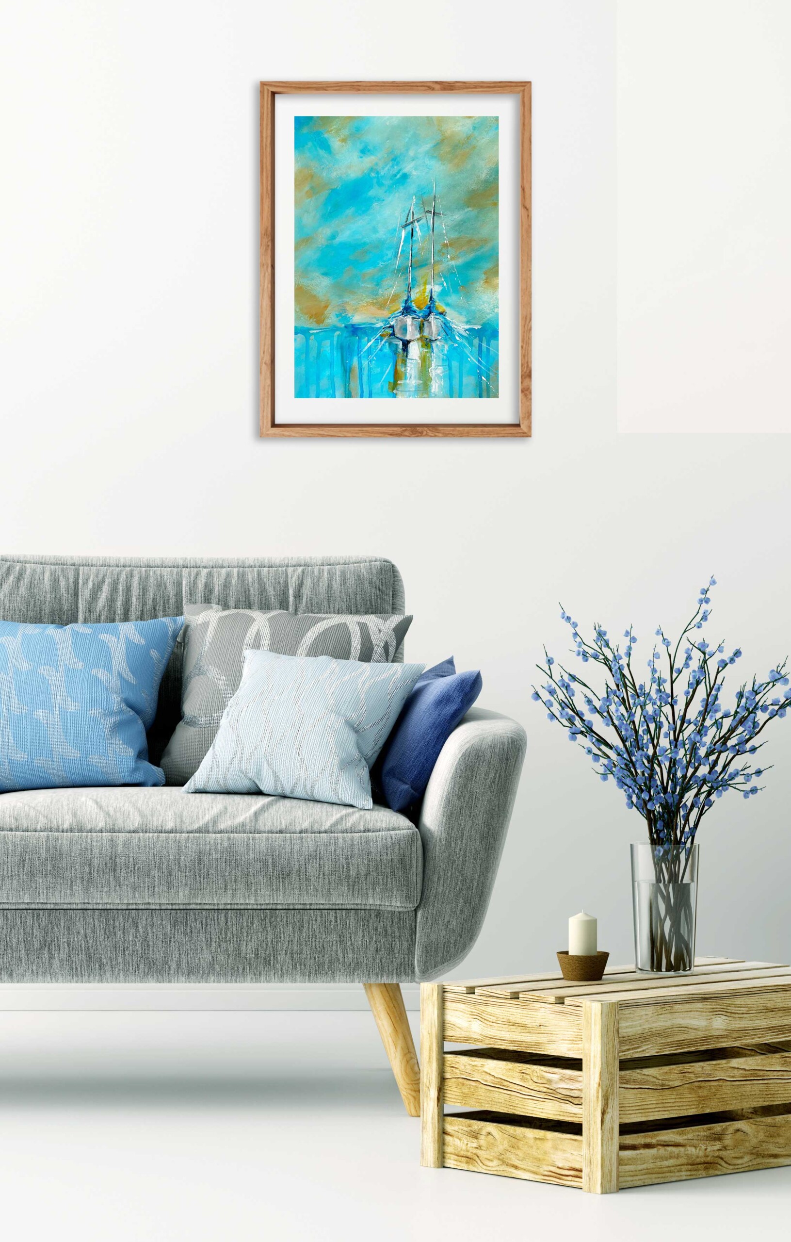 Sailing Sunset - Coastal Art Print | Nautical Art Print - Image 3