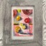 Tiny Creature red vase original painting by Jess King Artist