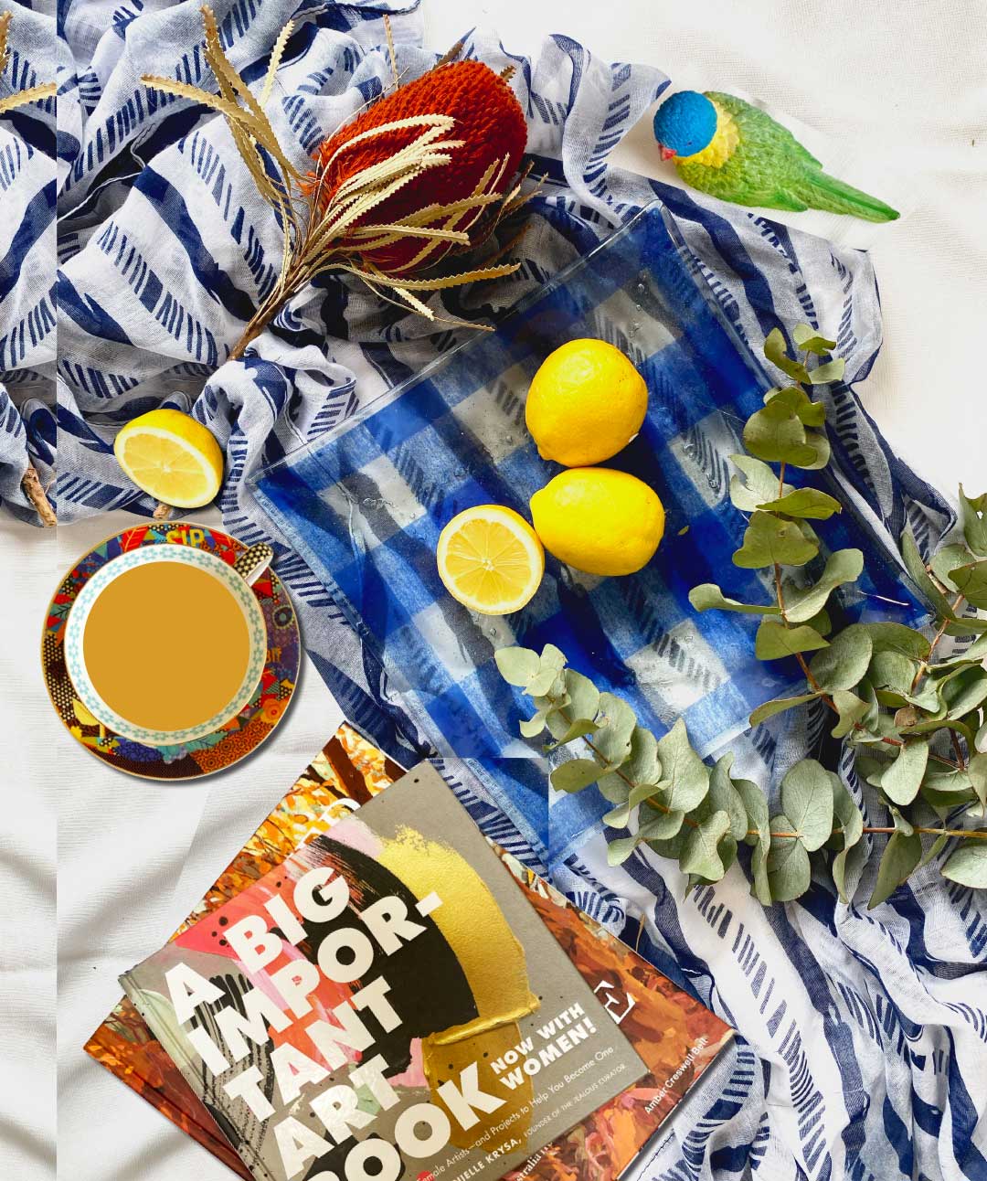 Morning tea composition Jess King Artist